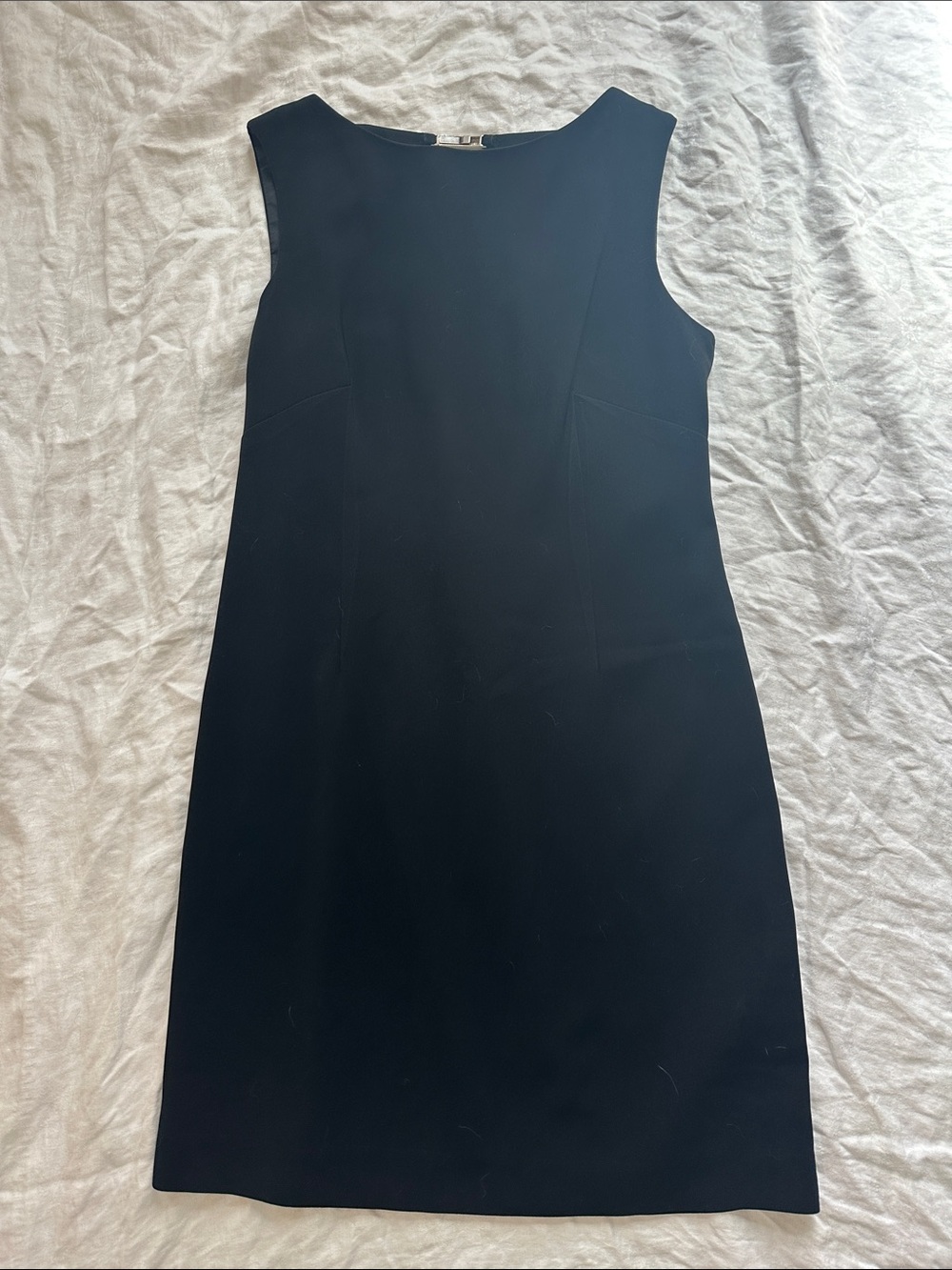 Classic Sleeveless Black Sheath Dress